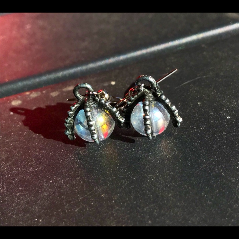 dragon claw earrings